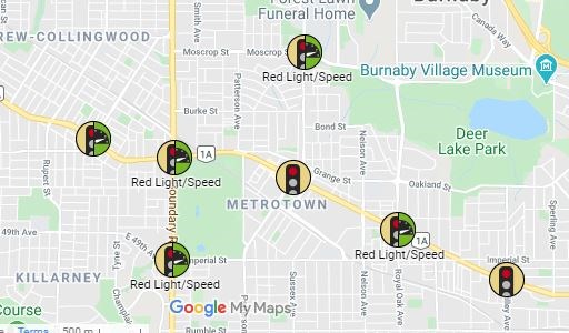 intersection speed cameras burnaby