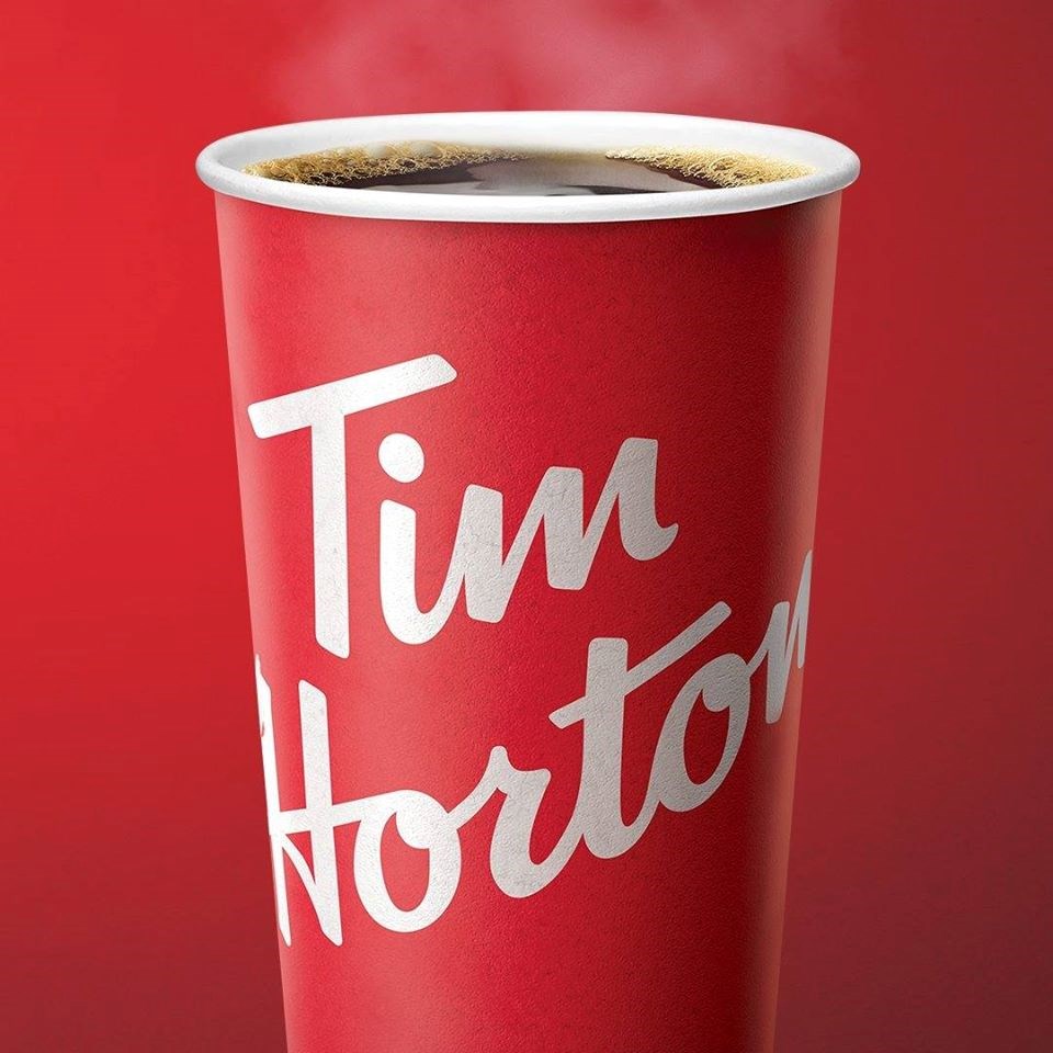 Tim Hortons coffee cup