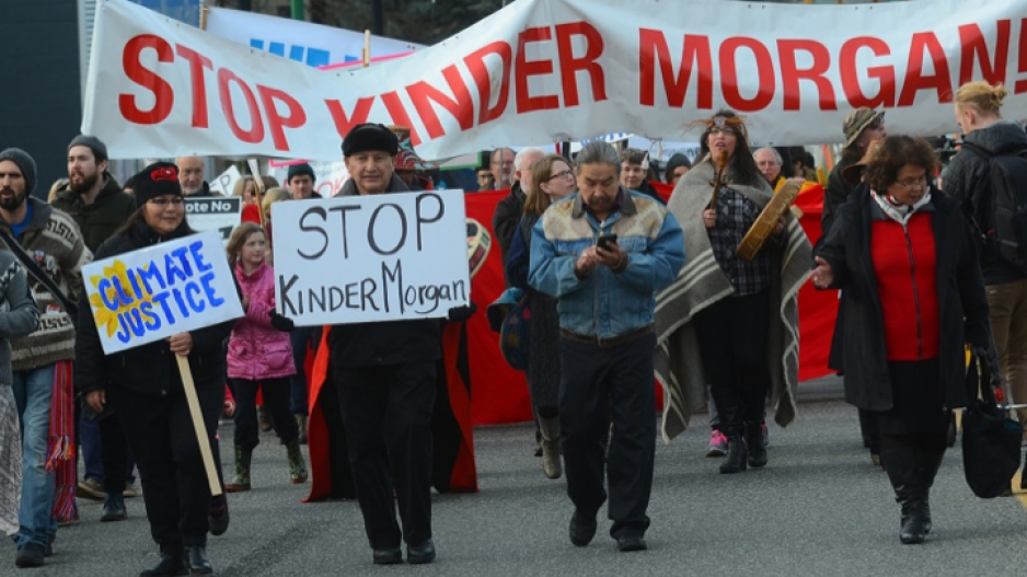 trans mountain protest