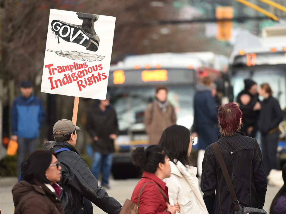 Protests supporting Wet’suwet’en