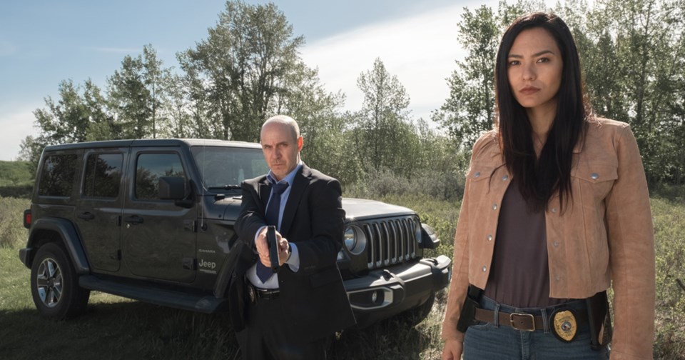 Brian Markinson plays an unlikely police partner to Jessica Matten in the APTN series Tribal.