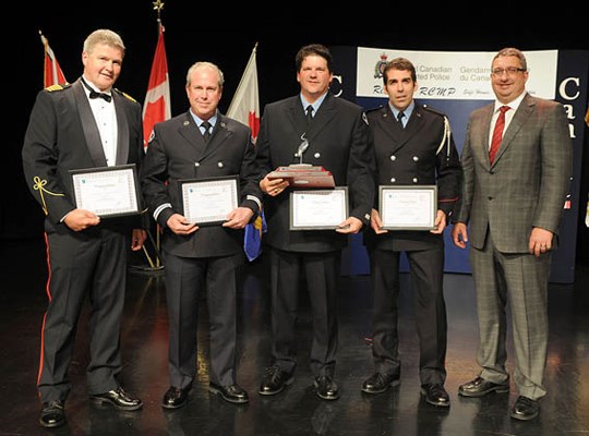 The Richmond Chamber of Commerce's 10th Annual 911 Awards were held at the River Rock Theatre on Thursday night. A celebration and recognition of Richmond's first responders.
