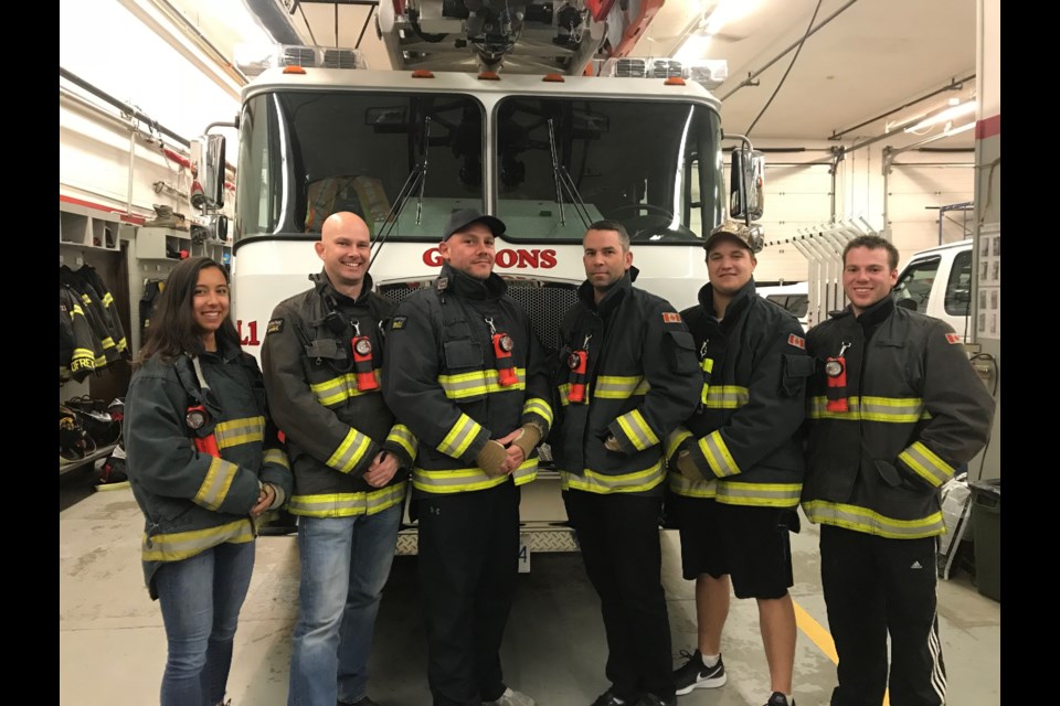 Gibsons firefighters will be competing Feb. 23 for the 14th time in the BC Lung Association’s annual Climb the Wall stair climb fundraiser.
