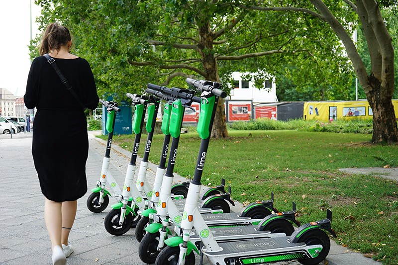 electric scooters, like ones being pitched for a pilot program in Port Moody