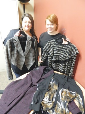 Jocelyn Neufeld (left) and Elisabet Kristófersdóttir will showcase their designs at Vancouver Fashion Week next week.