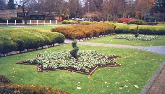 Pierrefonds garden