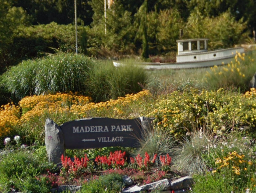 Madeira Park Sign