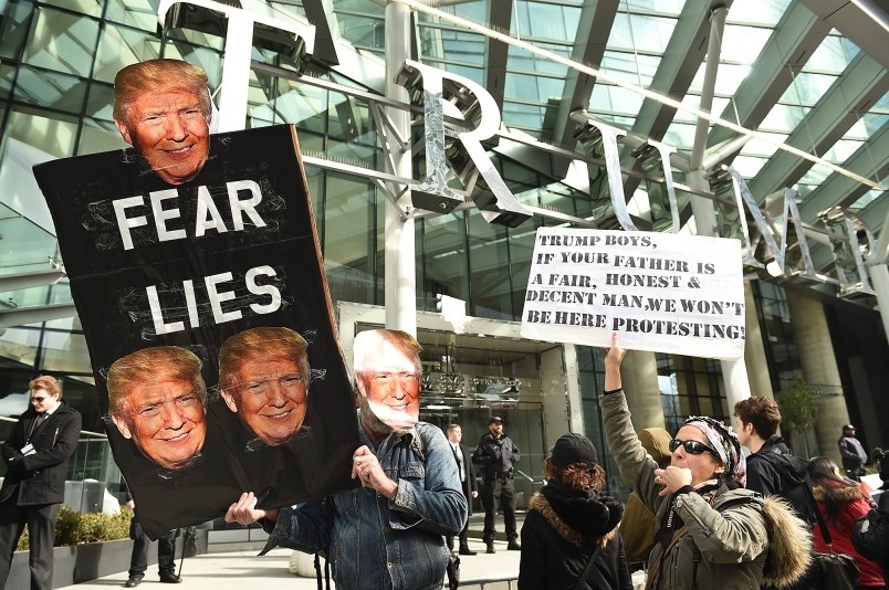 trump tower protest