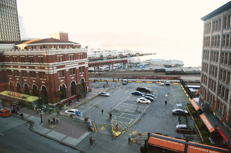 The site of the proposed building. Photo Dan Toulgoet