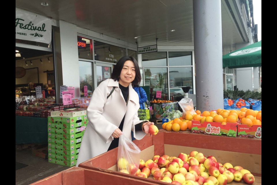 Fatima Wang said people from her hometown inspired her to help others. Nono Shen photo