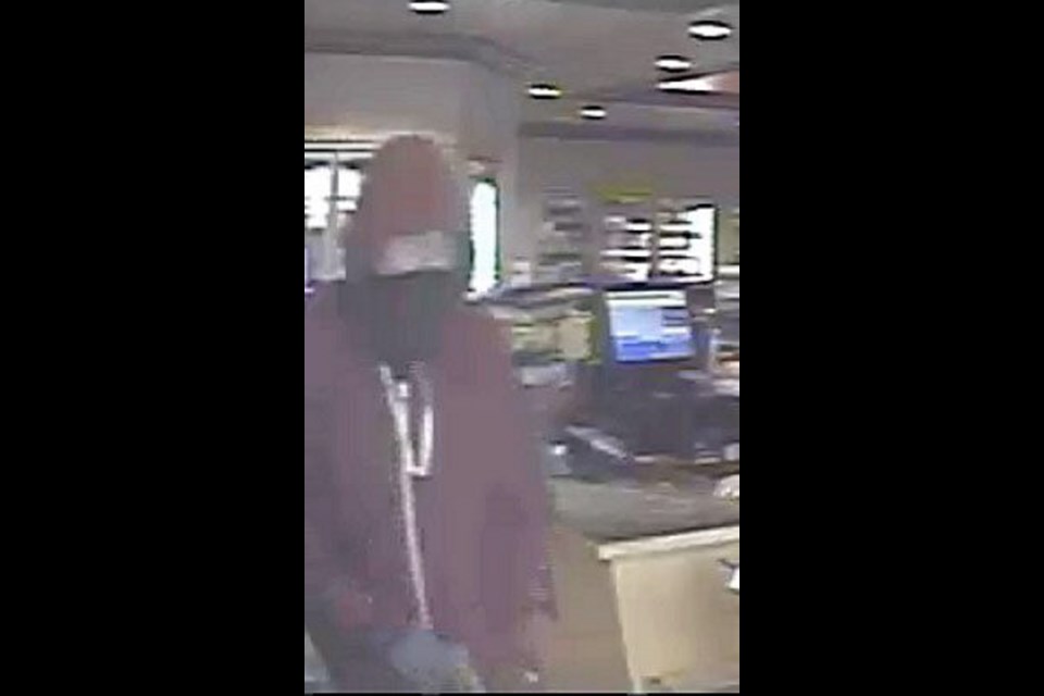 West Shore RCMP are asking for the public's help to find a man who robbed a liquor store at gunpoint.