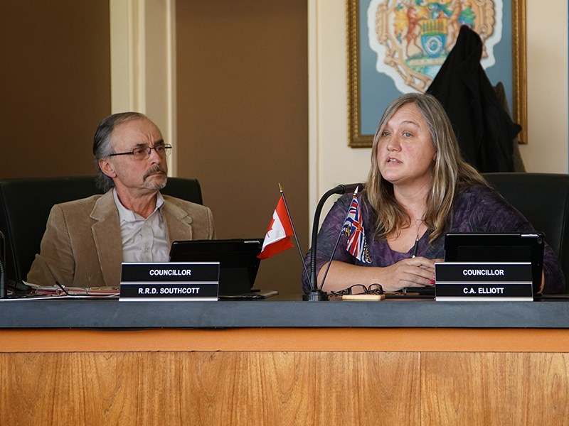 City of Powell River councillors Rob Southcott and Cindy Elliott