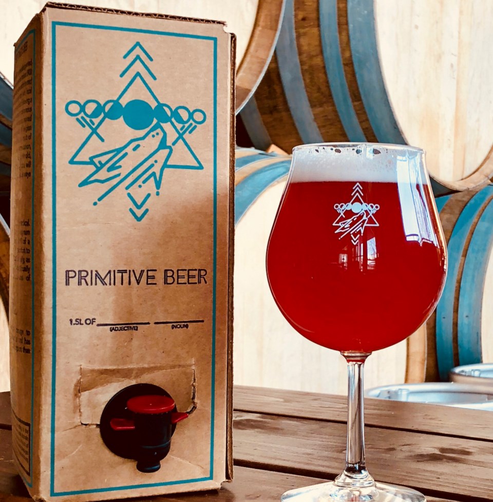 Colorado’s Primitive Beer has pioneered the use of boxed craft beer in the U.S. Photo courtesy of @p