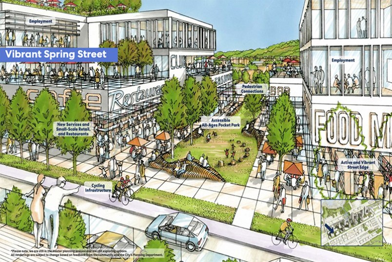 Moody Centre transit-oriented development illustration