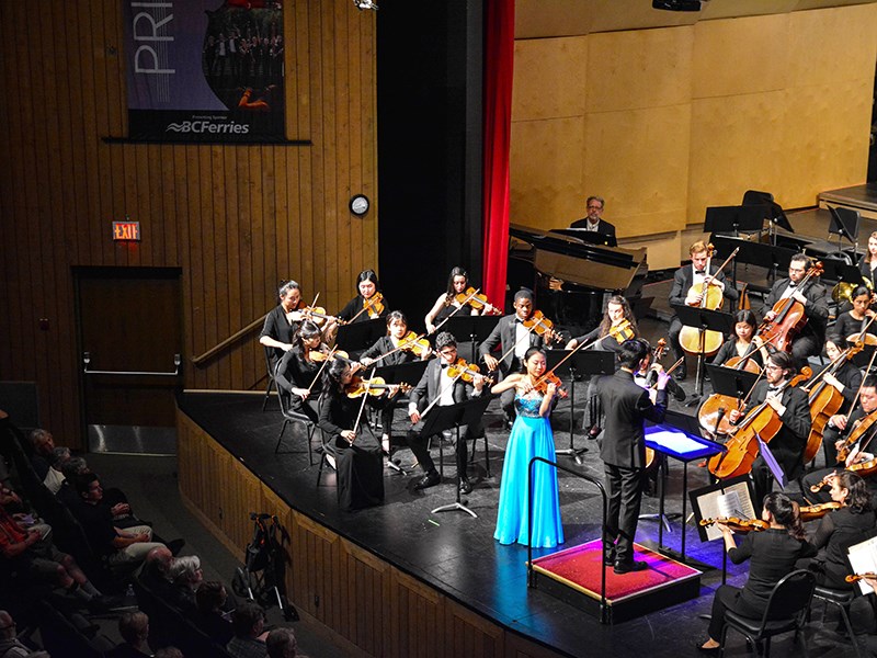 Julie Lin at 2029 Pacific Region International Summer Music Association Festival in Powell River