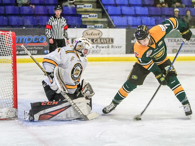 Powell River Kings’ forward Devan Leduc