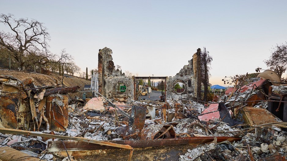 Metro Vancouver resident Ray Signorello’s Napa Valley winery Signorello Estate burned to the ground in October 2017