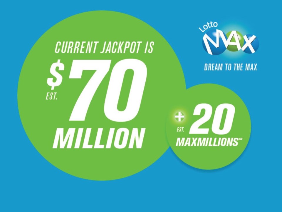 Lotto max 2025 amount tonight