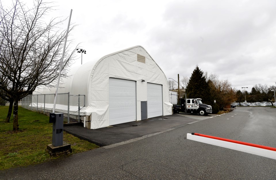 Fire department tent