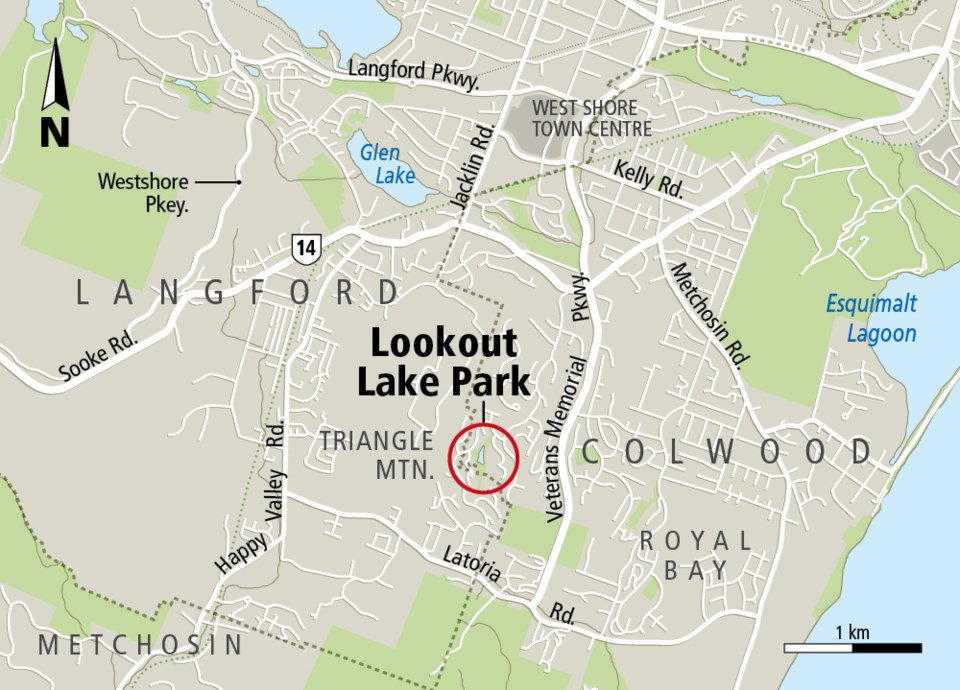 Lookout Lake Park map