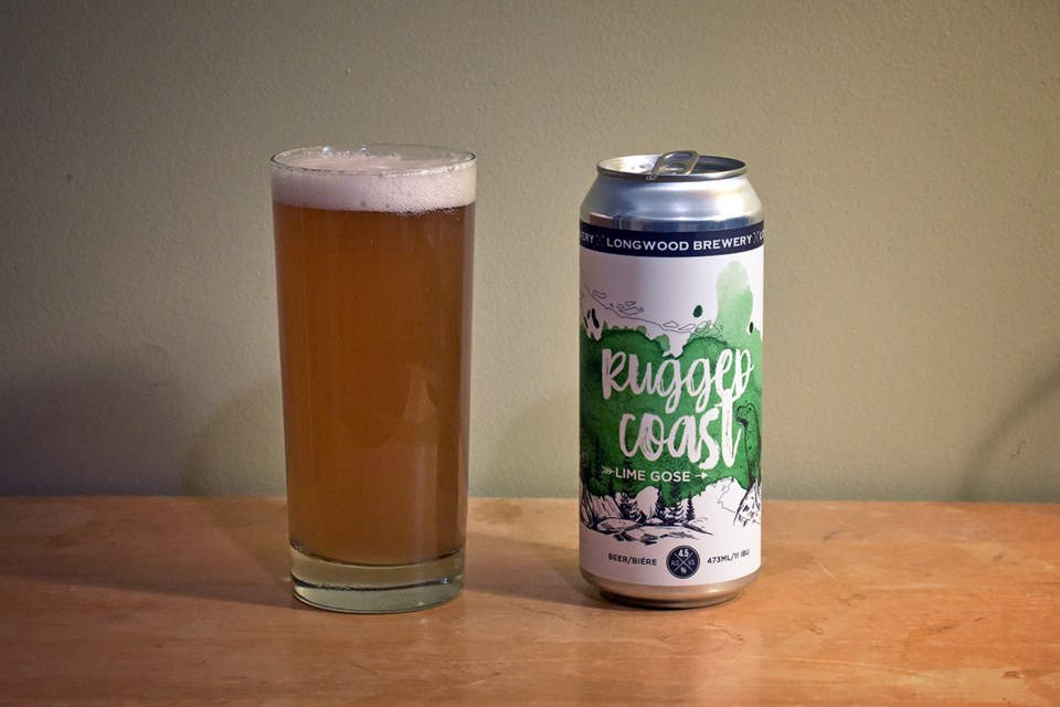 Made with Vancouver Island Sea Salt and fresh-squeezed lime, Longwood Brewing’s Rugged Coast is as