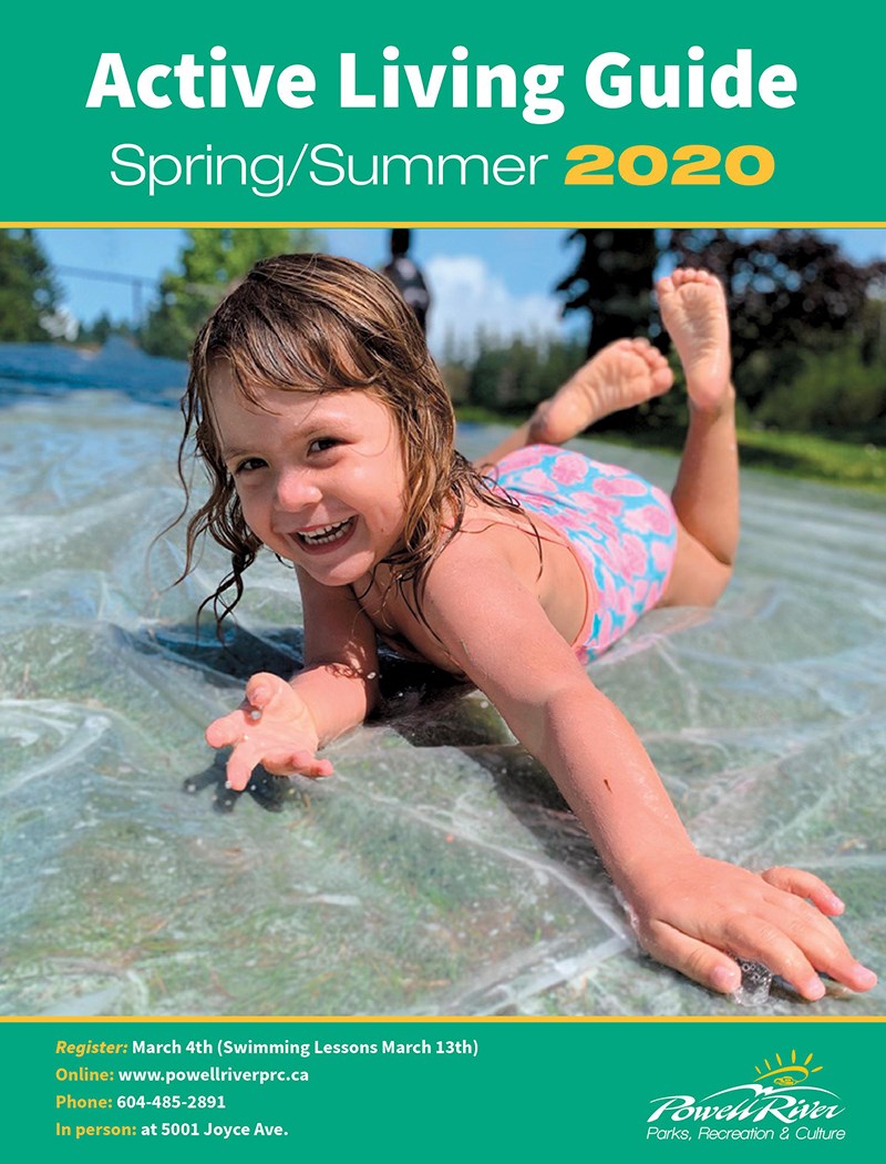 City of Powell River Parks, Recreation and Culture spring and summer Active Living Guide