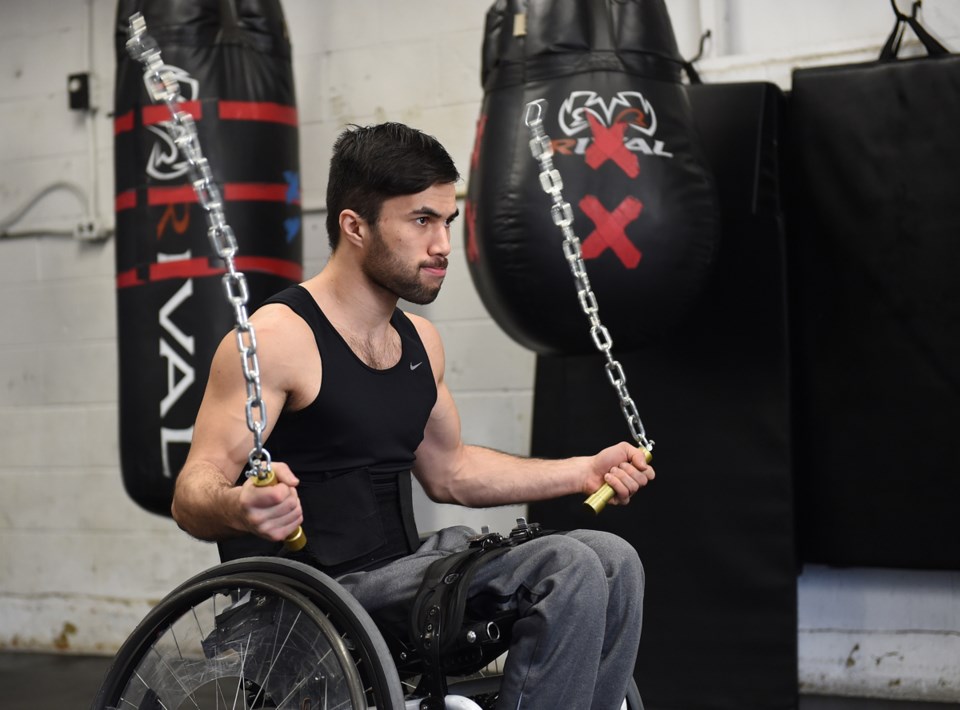 Last year, Leo Sammarelli launched the non-profit West Coast Wheelchair Adaptive Boxing Society to p