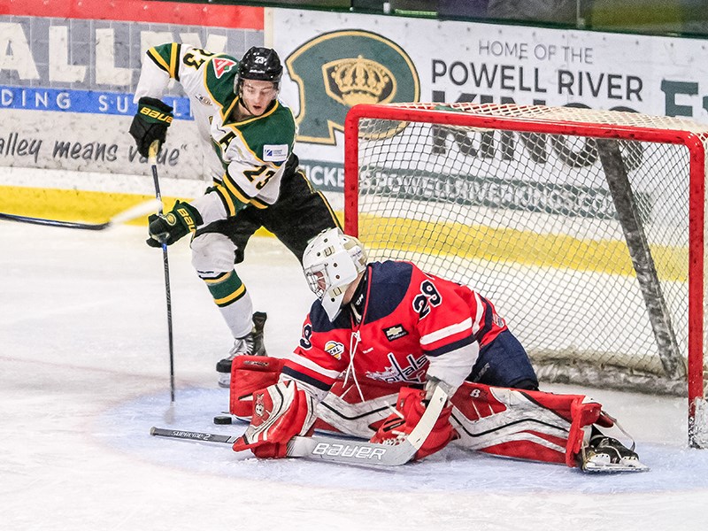 Powell River Kings’ forward Levi Glasman