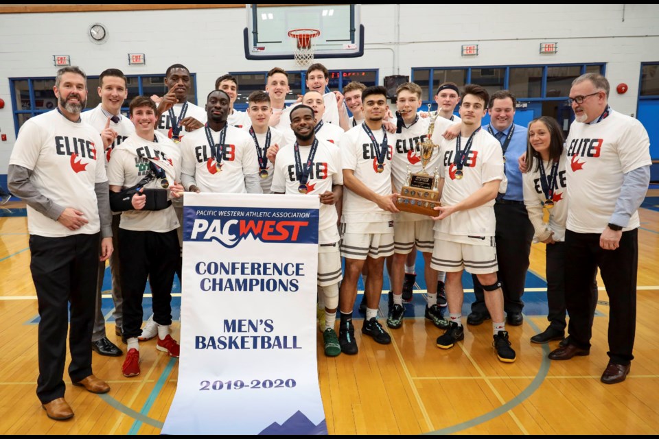 The Douglas College Royals captured their second PacWest banner in three years by beating Vancouver Island 97-89 last week in North Vancouver.
