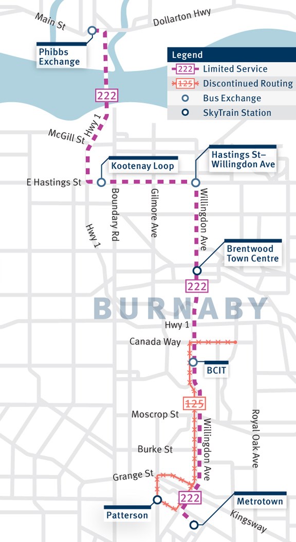willingdon bus route burnaby