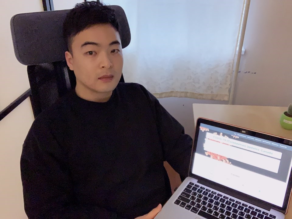 Curtis Kim said he developed the web tool as a way to help the community