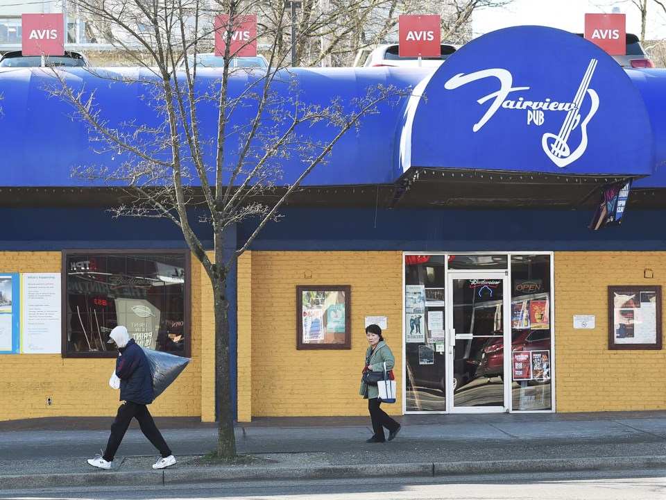 Police believe two men were involved in an altercation in front of the Fairview Pub on West Broadway