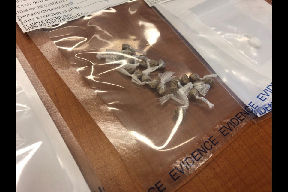 Burnaby RCMP seized baggies of crack cocaine from the occupants of a "suspicious" vehicle earlier this month.