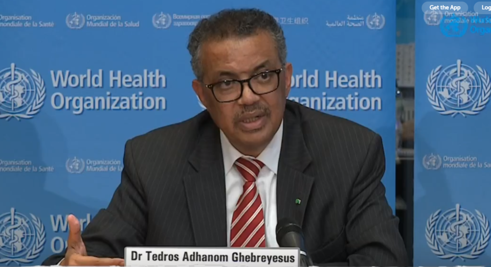 Tedros Adhanom Ghebreyesus, director-general of WHO