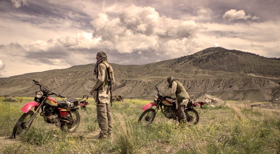 As for the Afghanistan scenes, the B.C. interior proved to be a worthy stand-in. Photo Howard J. Dav