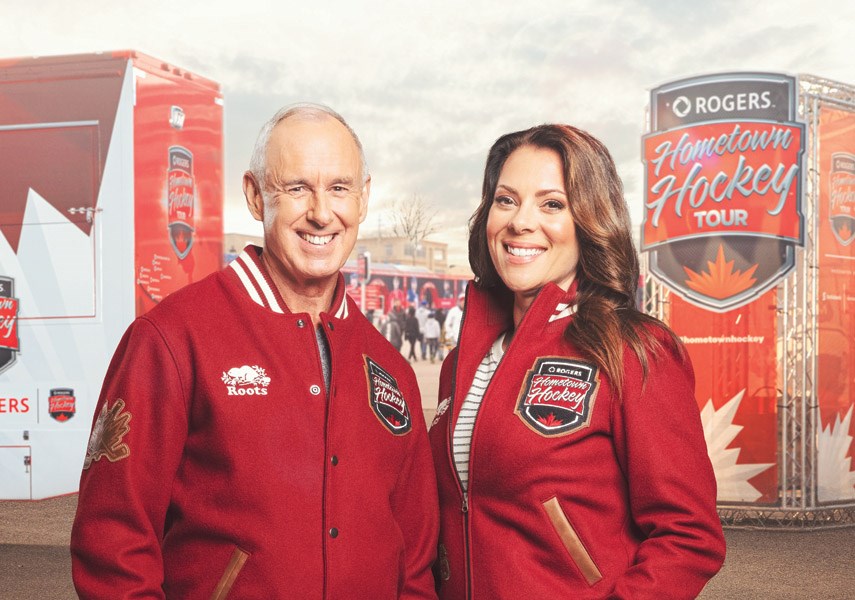 Ron MacLean and Tara Slone won't be making any appearances in North Vancouver this weekend following the cancellation of the Rogers Hometown Hockey event due to coronavirus concerns. photo Rogers