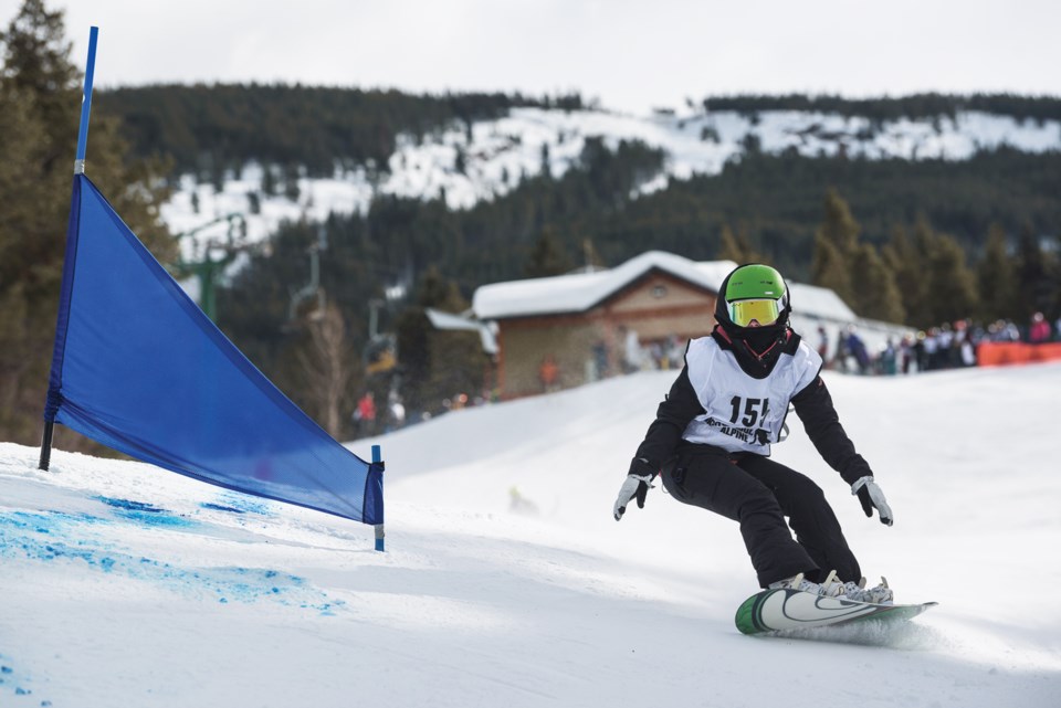 snowboarding