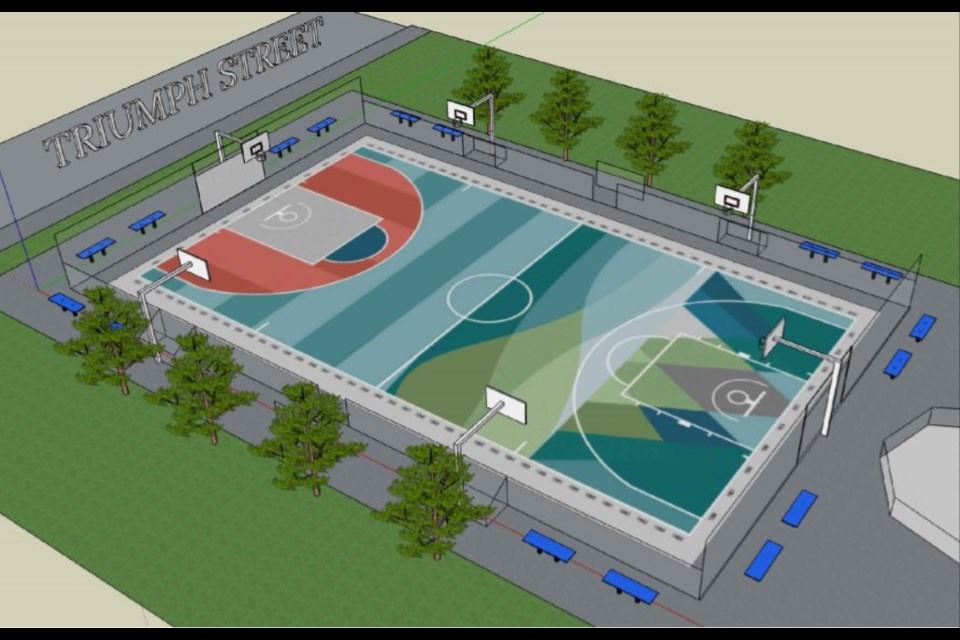 Parents at Gilmore Community School have fundraised for this new $140,000 sport court for years. The school board approved it this week.