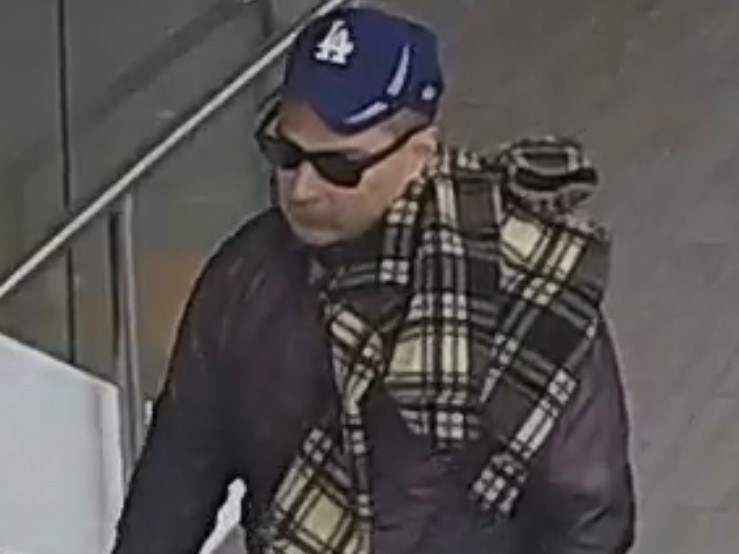 Metro Vancouver Transit Police are looking for this man in relation to an assault that took place Feb. 26 at the Granville SkyTrain Station.