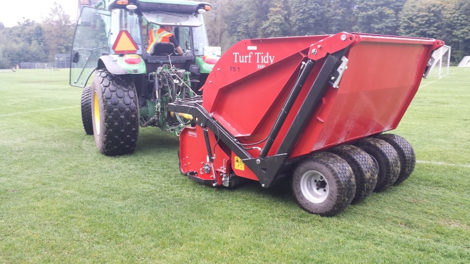 The Turfy Tidy machine the District of Squamish bought in 2017.