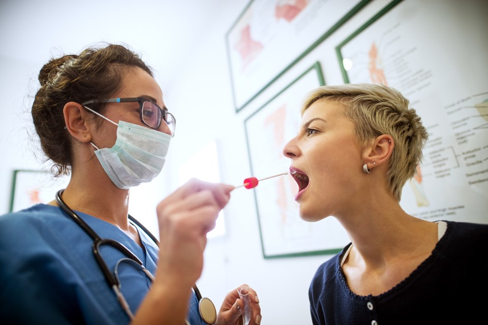 swab test