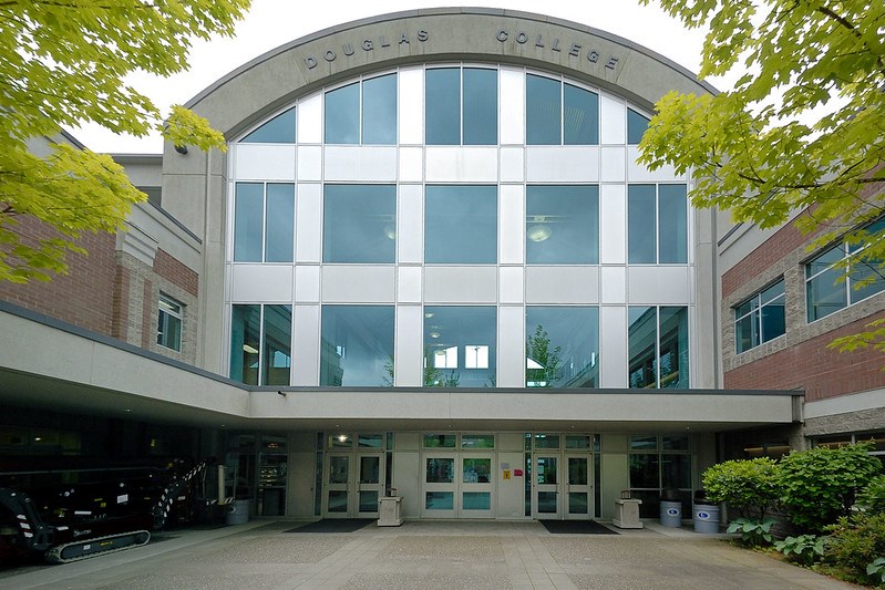 Douglas College remains open in Coquitlam but courses are moving online by March 20.