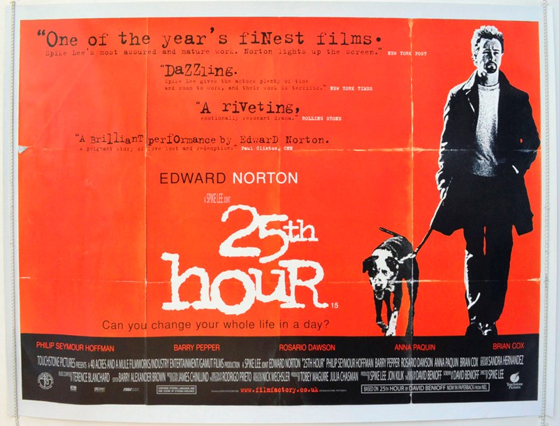 25th Hour movie poster