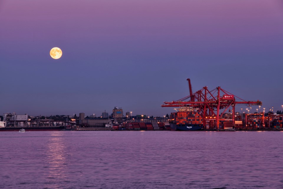 Known as the "Pink Moon," April's full moon is set to rise over B.C. skies Tuesday, April 7. Photo i