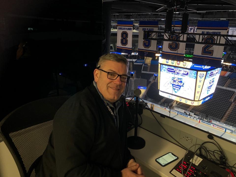 Al Murdoch, public address announcer for the Vancouver Canucks. Photo courtesy of Al Murdoch