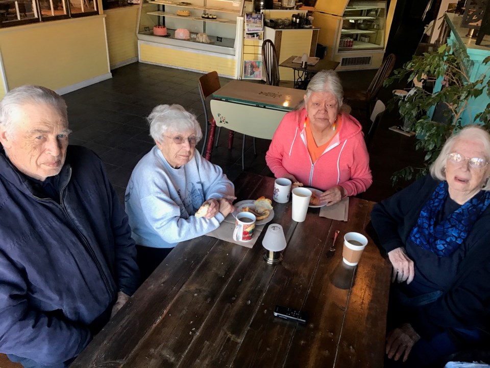 Andrew Hattrick, 84, Shirley Hargreaves, 92, Kathy Cooke, 75, and Margaret Peterson, 82, have been m