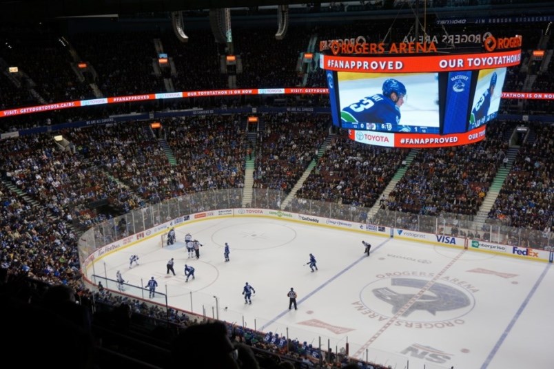 rogers arena interior