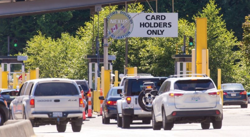 Point Roberts border