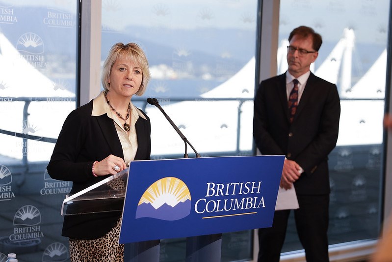 Provincial Health Officer Dr. Bonnie Henry and Health Minister Adrian Dix