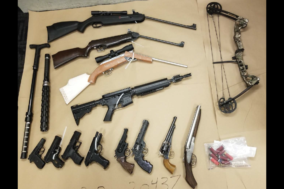 Surrey RCMP said in February they had recovered more than $80,000 worth of stolen property, much of which was listed for sale on letgo app, including 40 high-end bicycles, a large quantity of power tools, pellet guns and two firearms with ammunition.